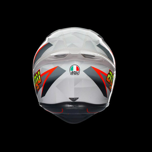 K1 S BLIPPER GREY/RED - CASCO MOTO INTEGRAL E2206